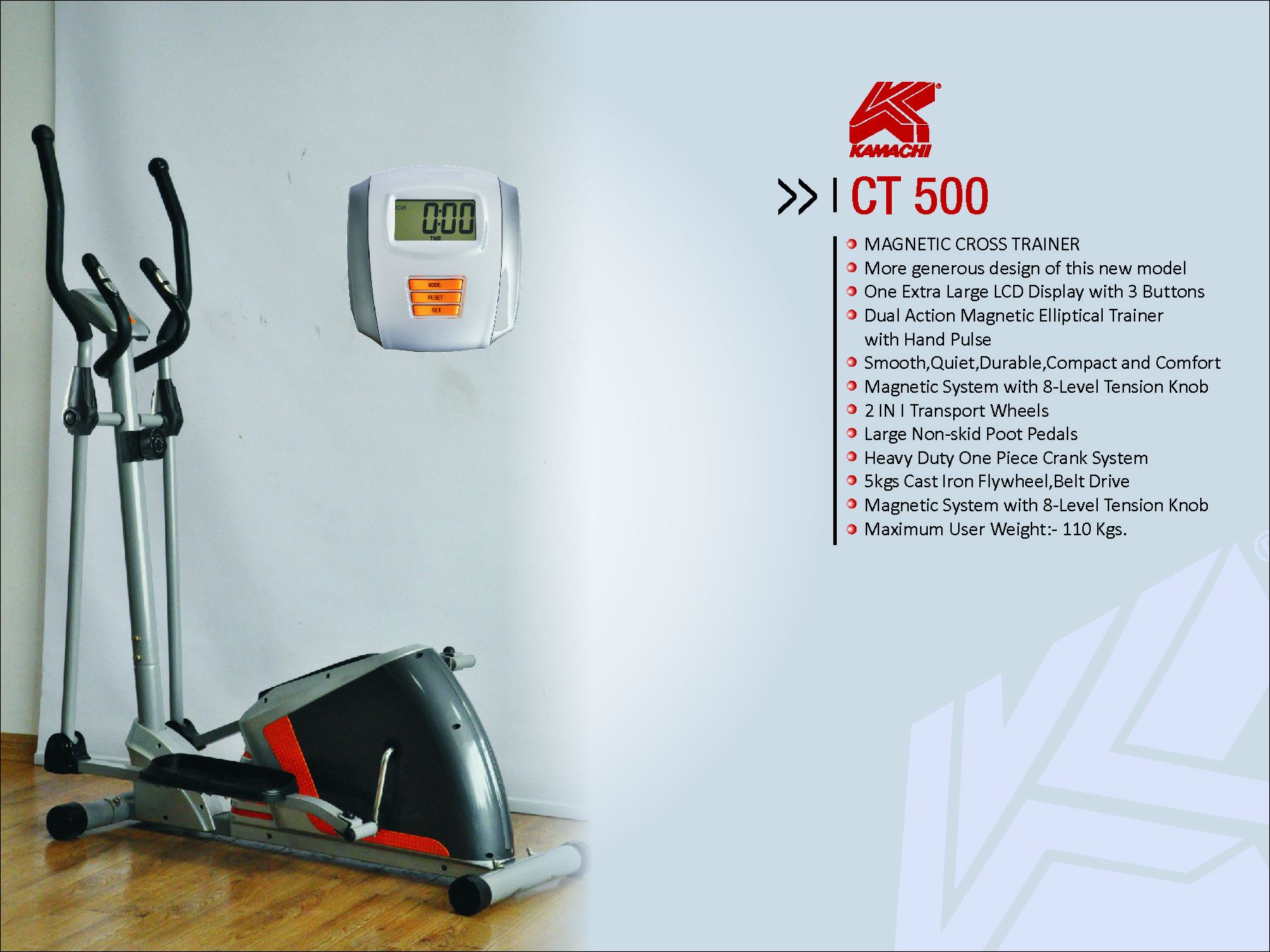 Kamachi Eliptical Cross Trainer Model no CT 500